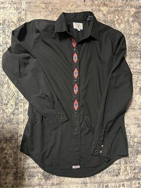 ELY'S Country Charmers blouse - Black